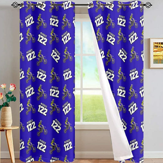 Personalised mx curtains