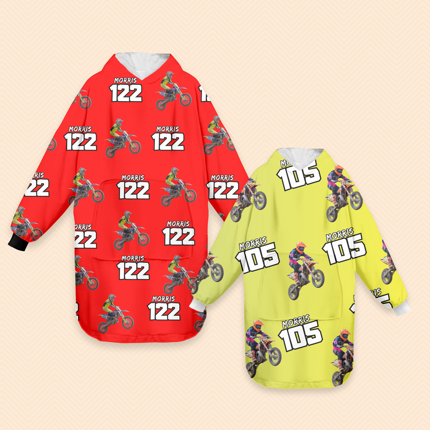 Personalised blanket hoodie