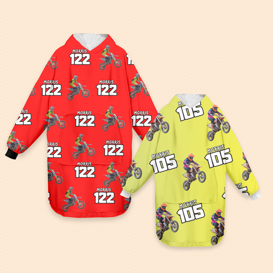 Personalised blanket hoodie